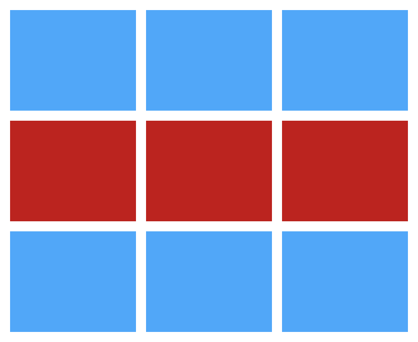 Ejemplo del mismo grid utilizando la medida fr